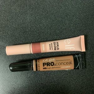 SET OF BLUSH, BRONZER AND PRIMER